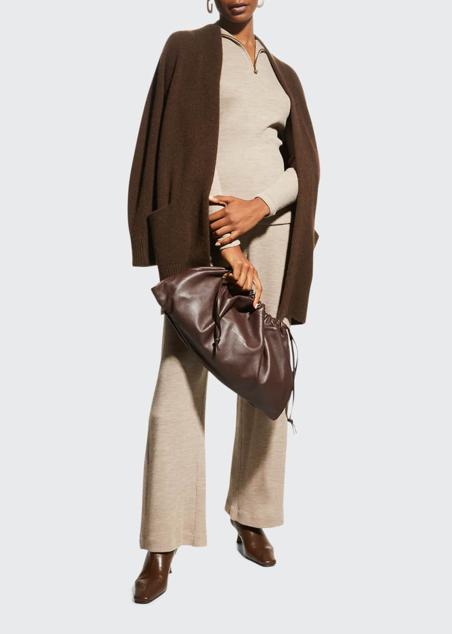Vince ribbed half zip sweater clearance