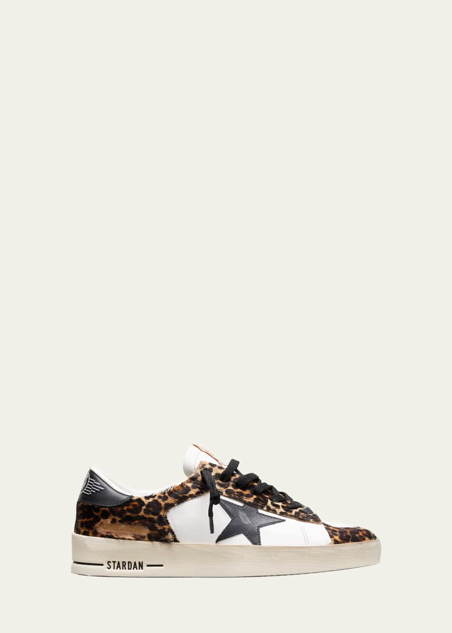Golden goose discount stardan leopard