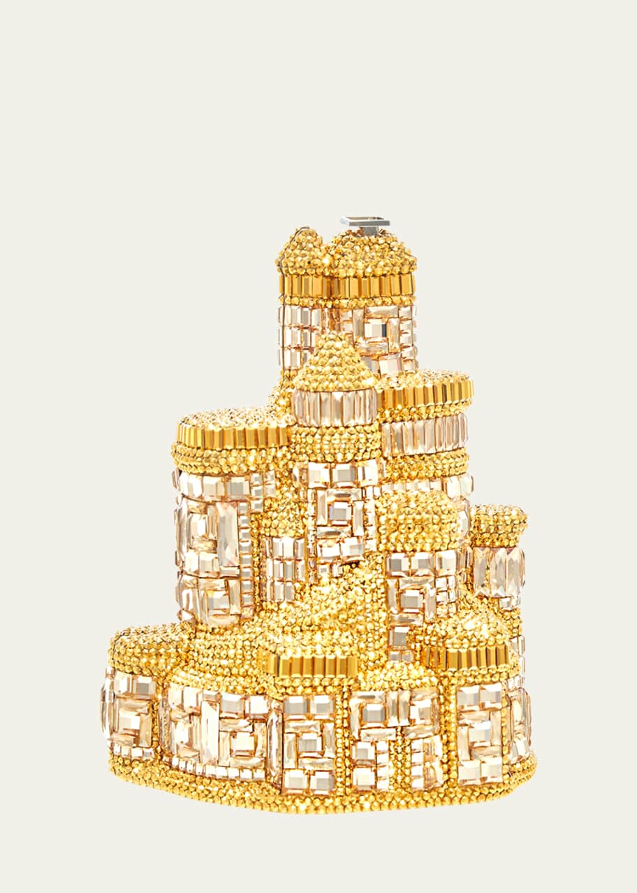 Image 1 of 1: Fairy Tale Castle Crystal Clutch Bag
