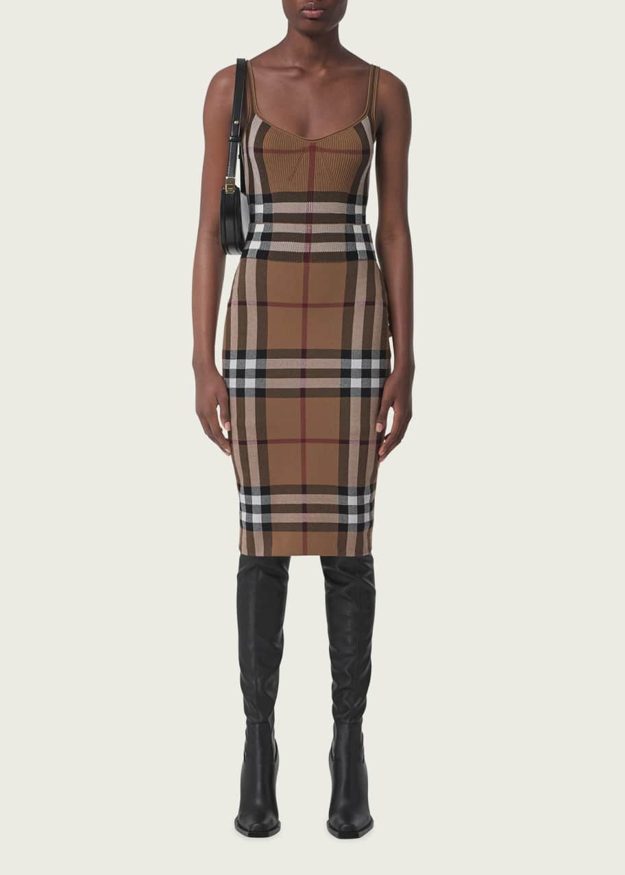 burberry plaid bodycon dress Treasures of NYC main image 1