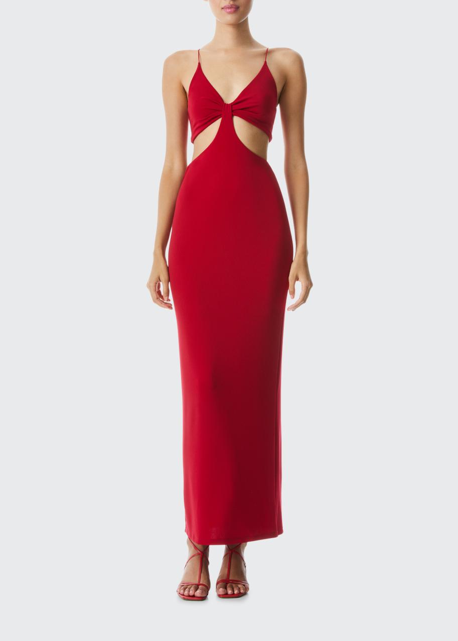 ALICE + OLIVIA Havana Cutout Tank Dress