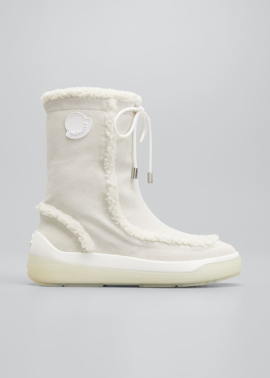 Moncler Insolux Shearling Waterproof Snow Boots Bergdorf Goodman