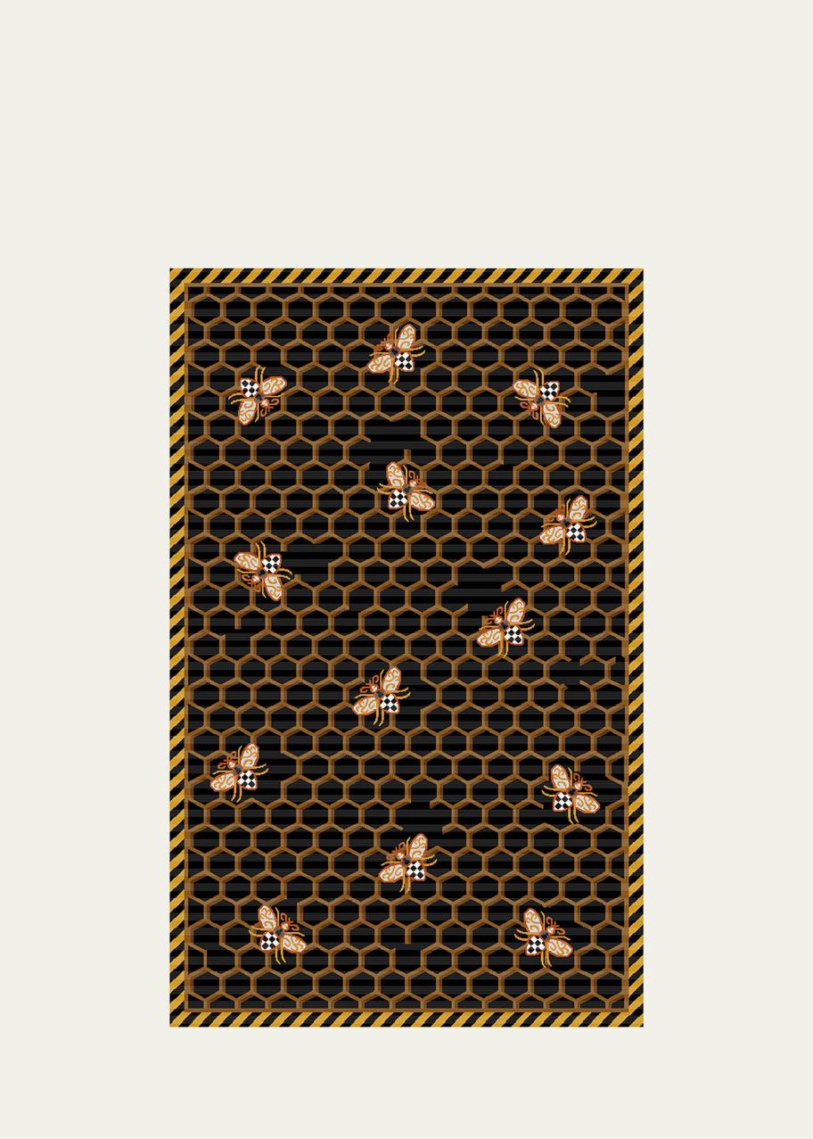 MacKenzie-Childs Queen Bee Rug, 5' X 8' - Bergdorf Goodman