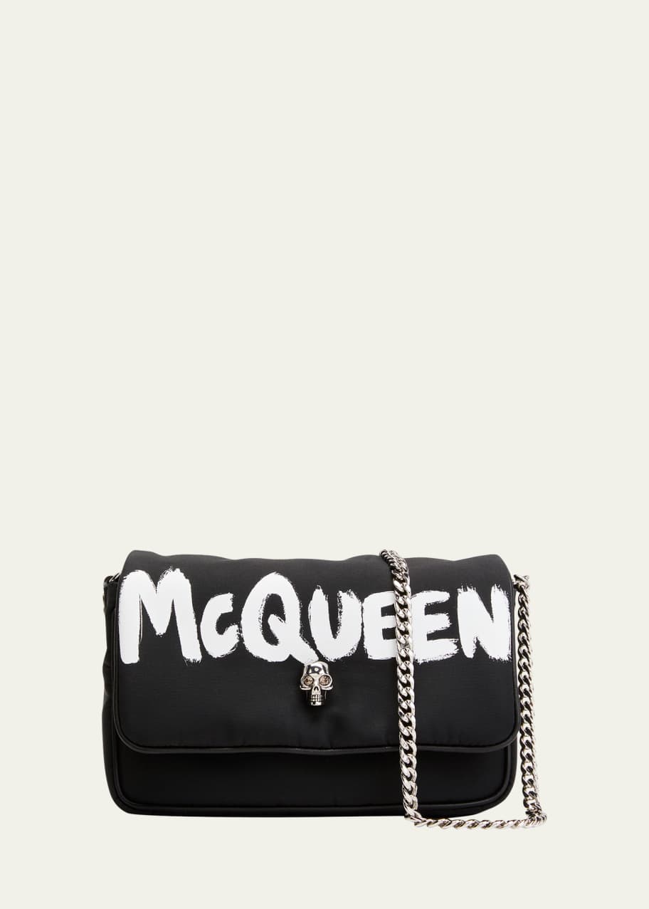 人気！【ALEXANDER MCQUEEN】グラフィティスカルバッグ Alexander McQueen | Skull medium graffiti bag | Savannahs