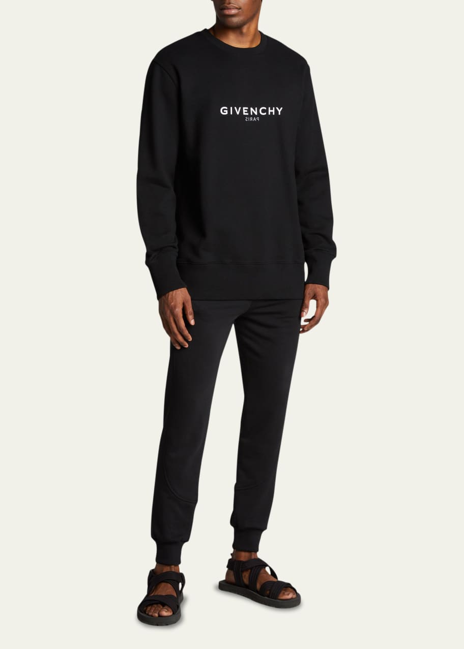 Givenchy Men's Classic Logo Crewneck Sweatshirt - Bergdorf Goodman