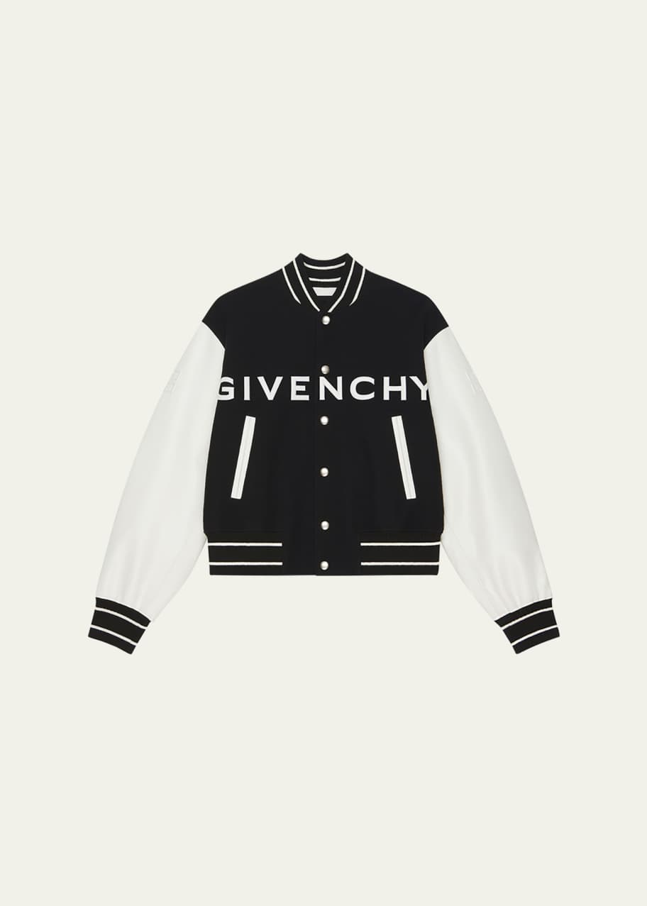 【関税込み】givenchy 'Varsity' bomber jacket Varsity Bomber Jacket White | The Webster