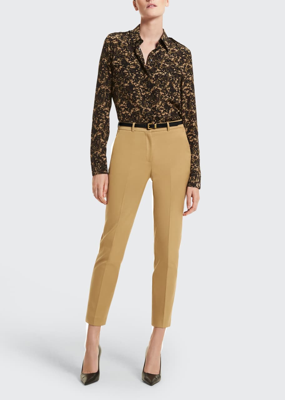 Michael Kors Collection Samantha Wool Gabardine Pants Bergdorf