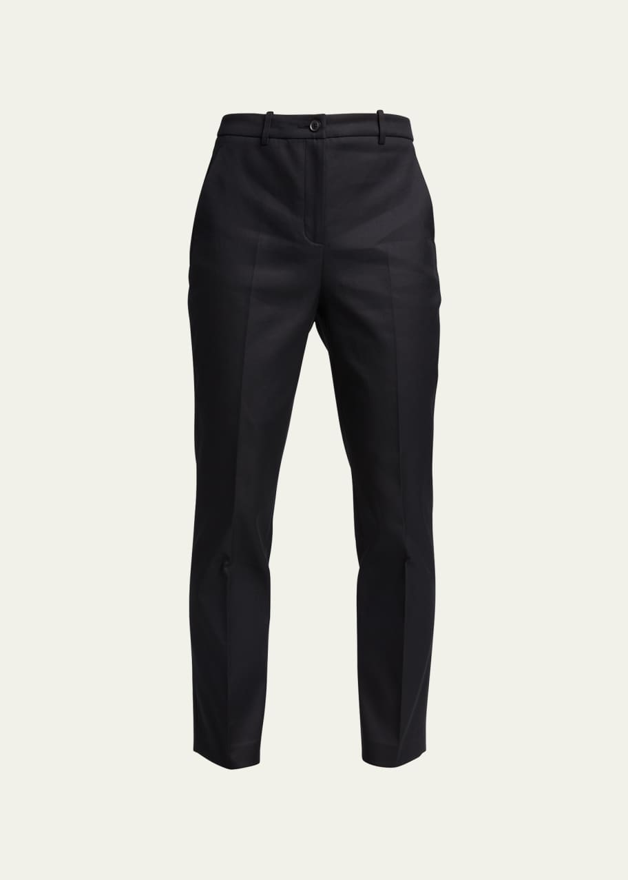 Michael Kors Collection Samantha Cropped Twill Pants Bergdorf