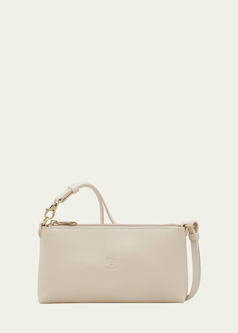 Mini Zip Leather Crossbody Bag