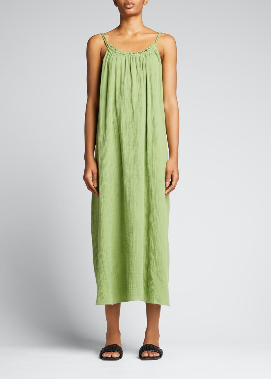 Seafolly Soleil Double Cloth Maxi Coverup Dress - Bergdorf Goodman