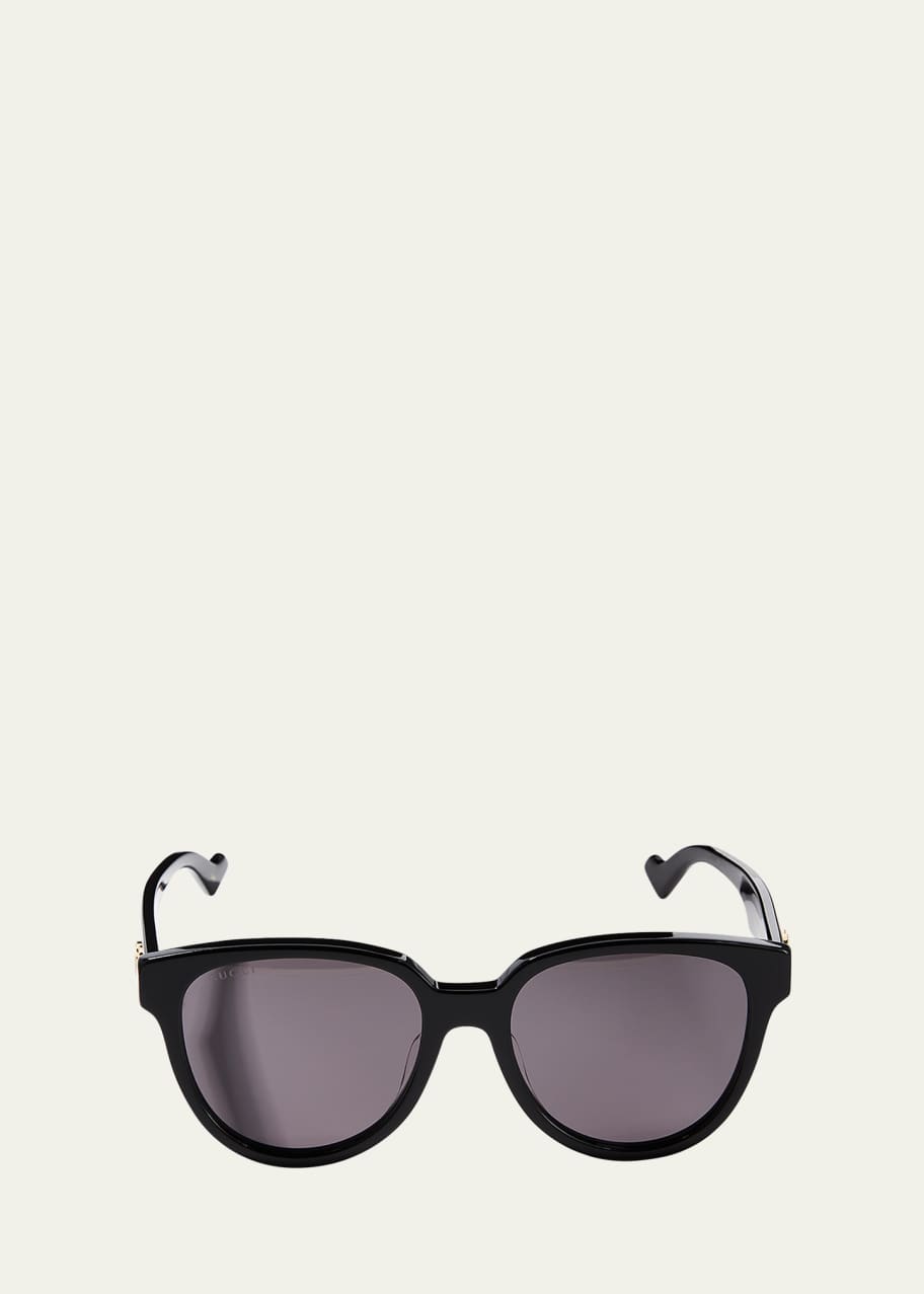 Gucci Interlocking G Acetate Cat-Eye Sunglasses - Bergdorf Goodman