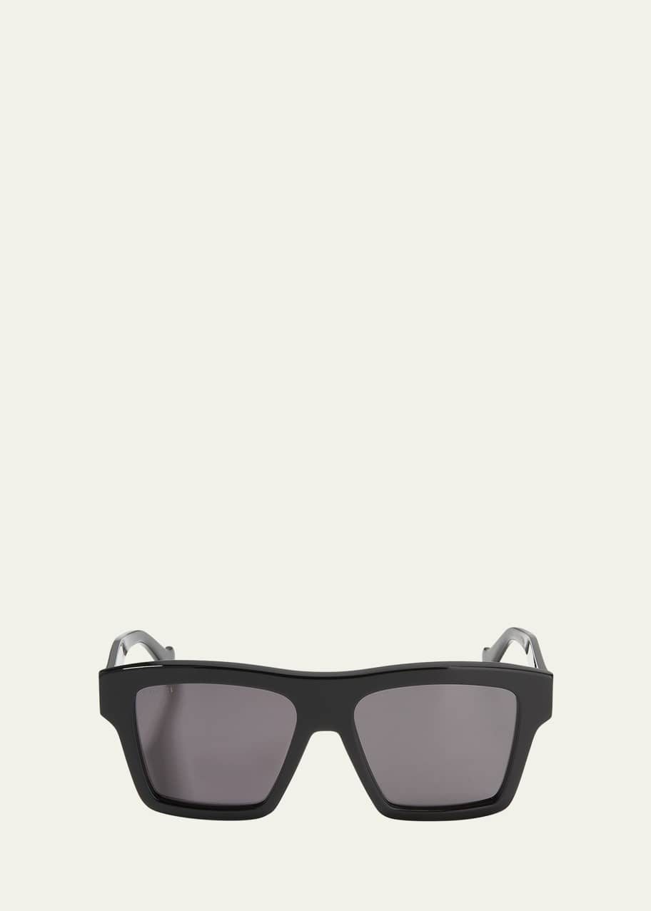 Gucci Men's Square Acetate Sunglasses - Bergdorf Goodman