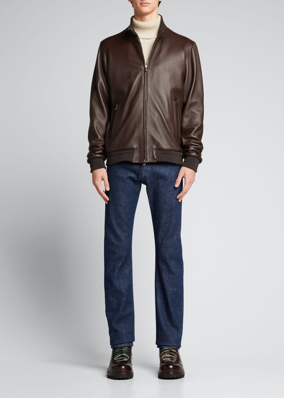 Deerskin jacket mens store