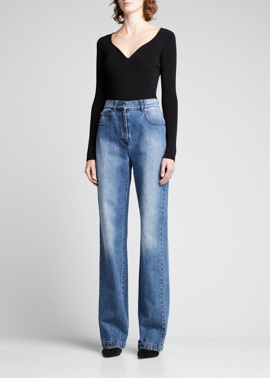 Michael kors womens straight leg jeans clearance