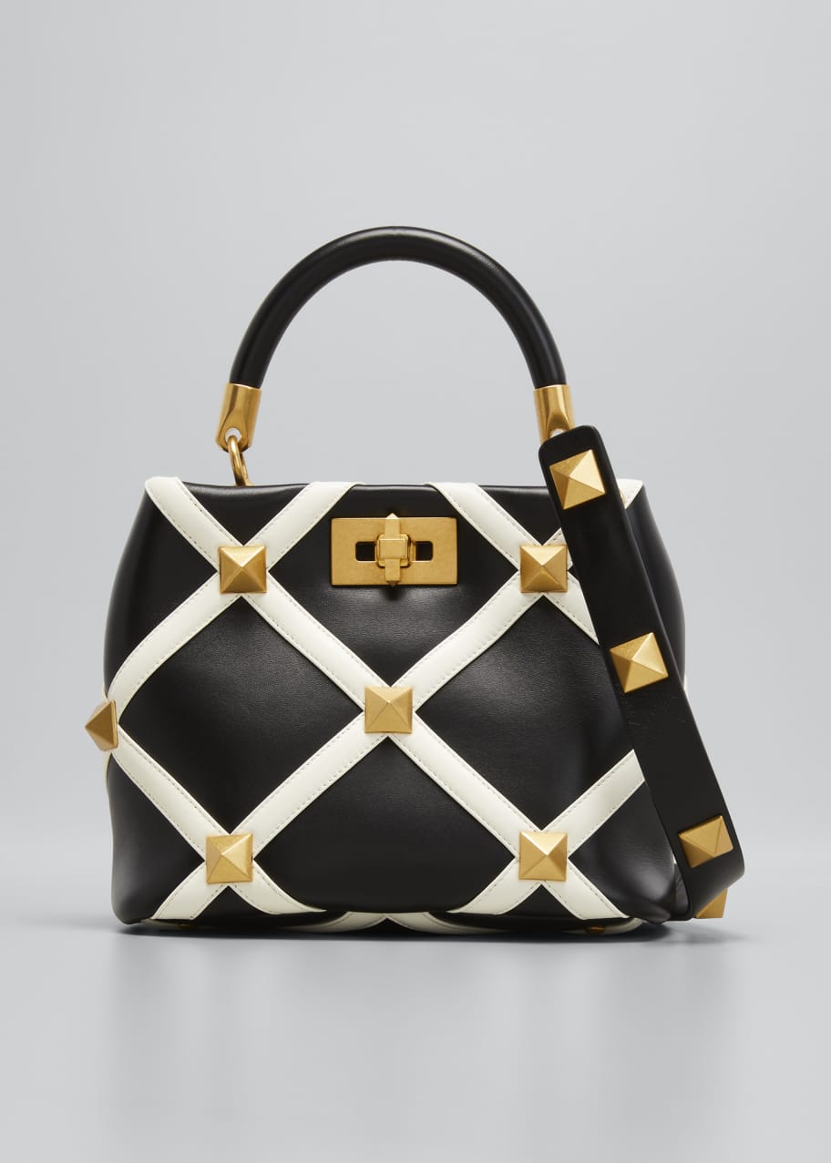 Valentino Garavani Small Roman Stud Quilt TopHandle Bag Bergdorf Goodman