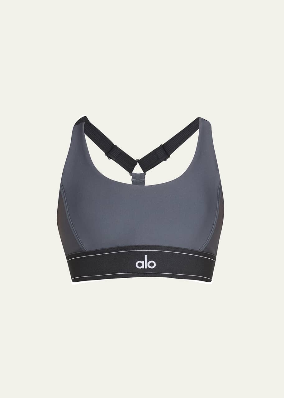 Alo Yoga Airlift Excite Sports Bra In Woodrose