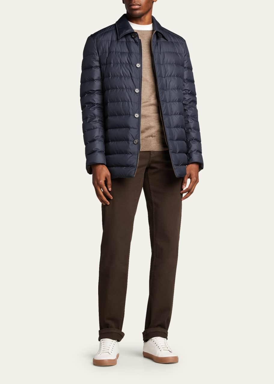 Men's quilted car coat outlet