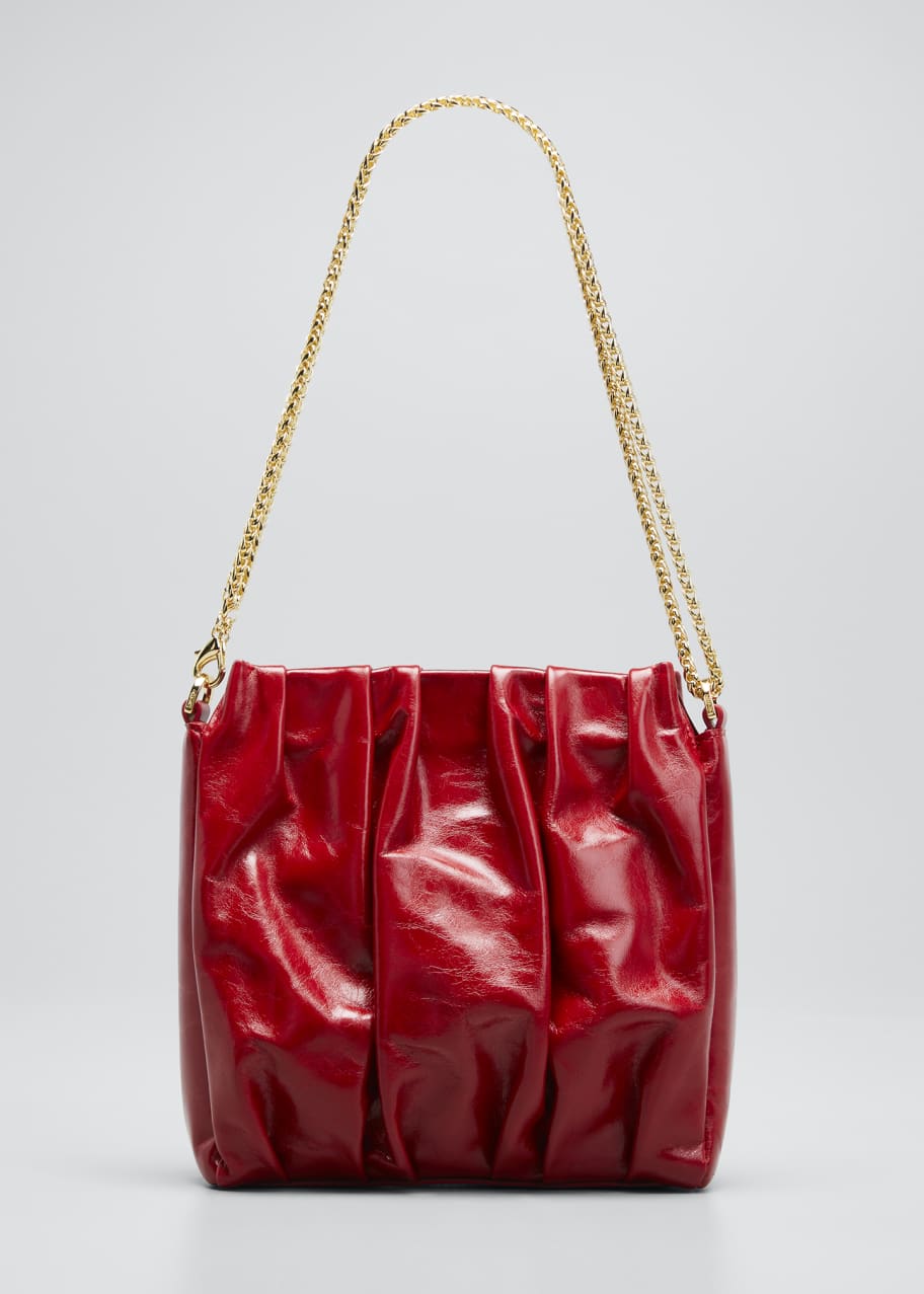 Elleme Vague Square Patent Shoulder Bag Bergdorf Goodman