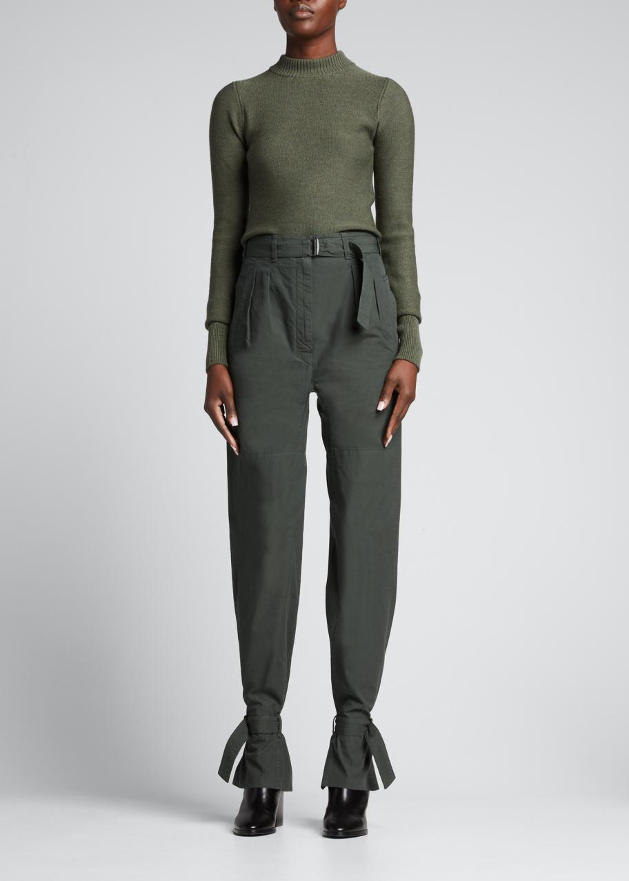 lemaire pleated pants