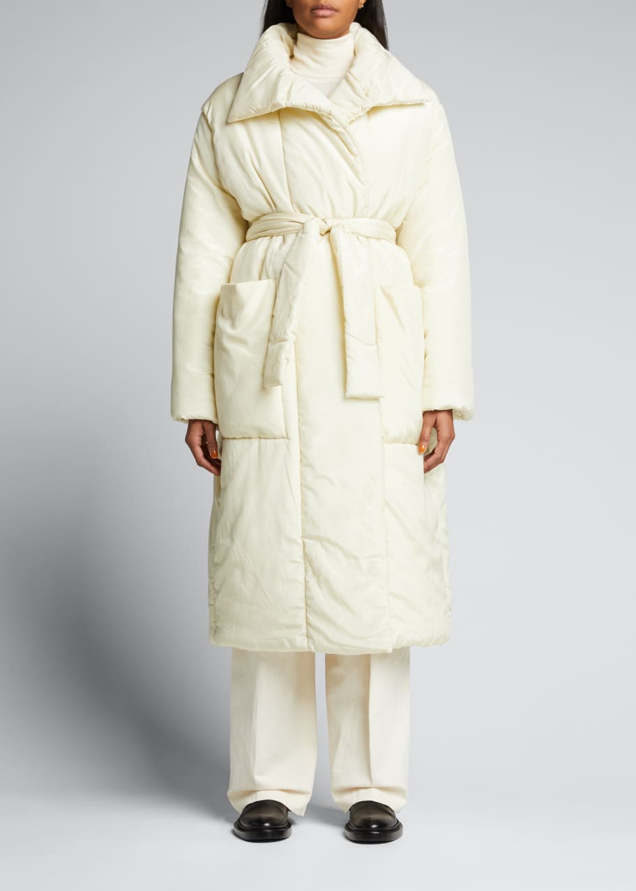 Wadded Wrapover Coat