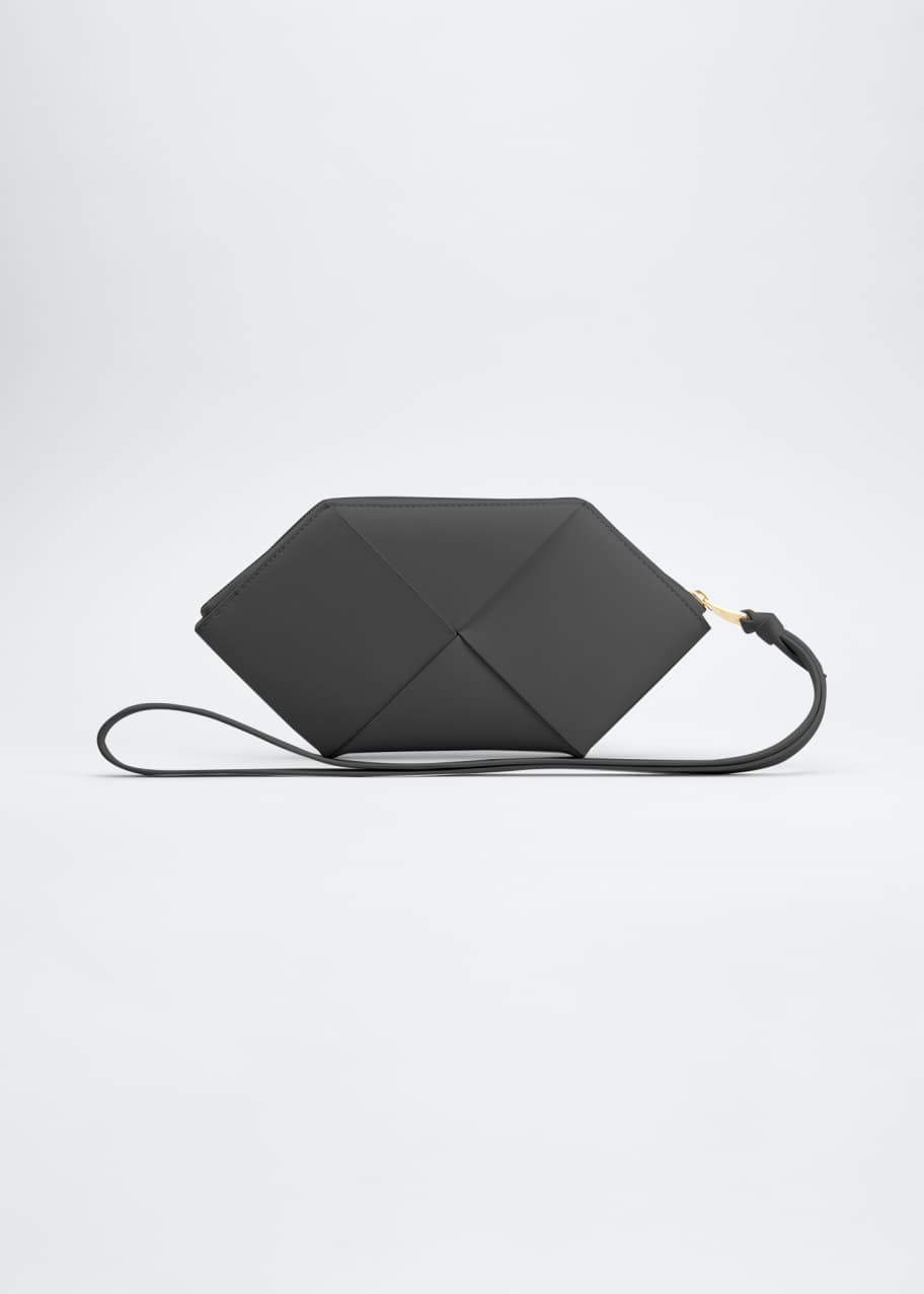 Origami Intrecciato Napa Pouch Wristlet