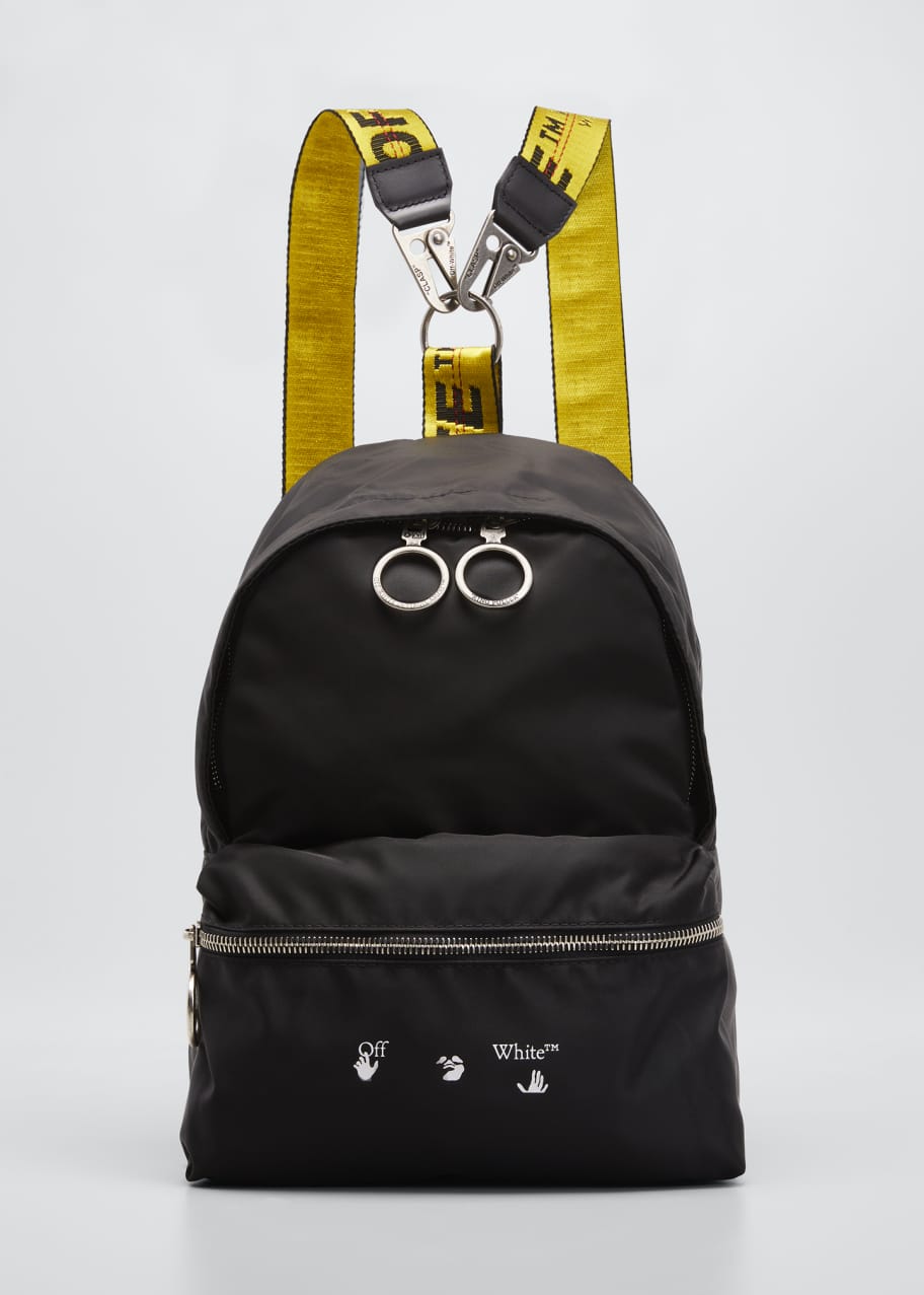 Off white hotsell mini nylon backpack