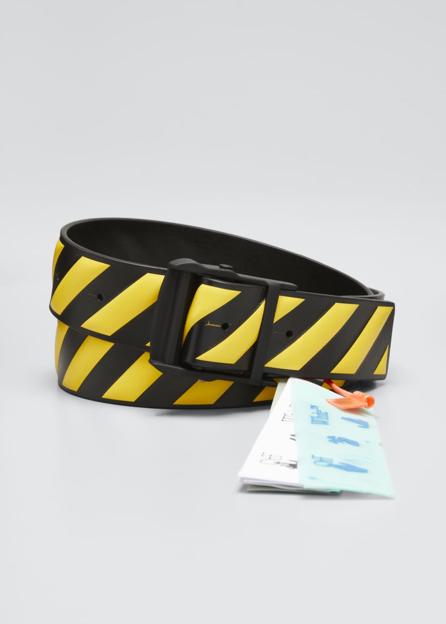 Off white striped belt top