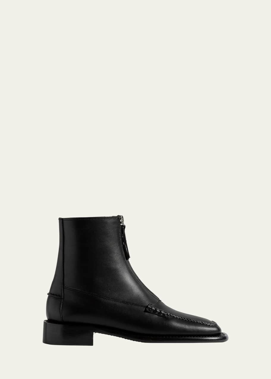 HEREU Mallera Front-Zip Ankle Boots - Bergdorf Goodman