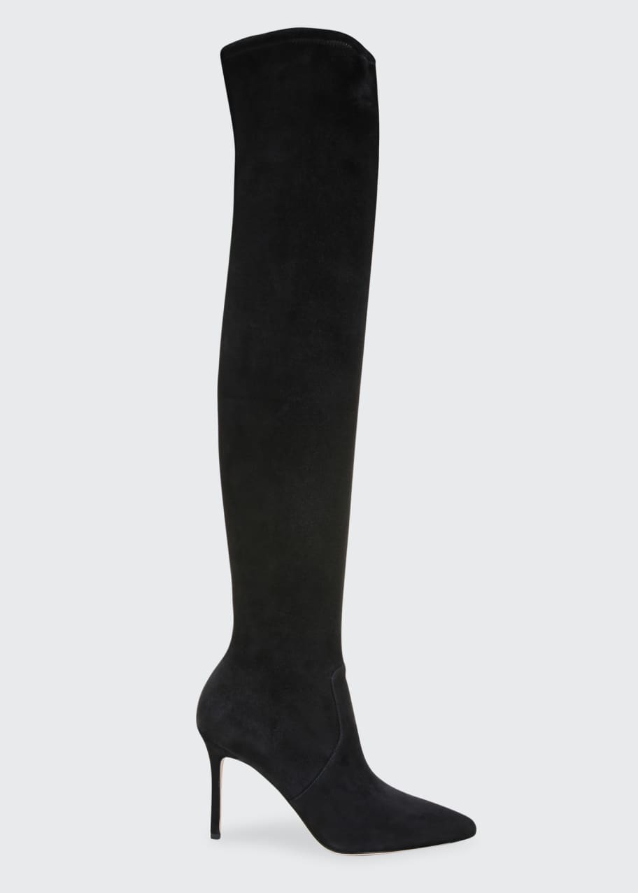 Image 1 of 1: Lisa Suede Over-The-Knee Boots