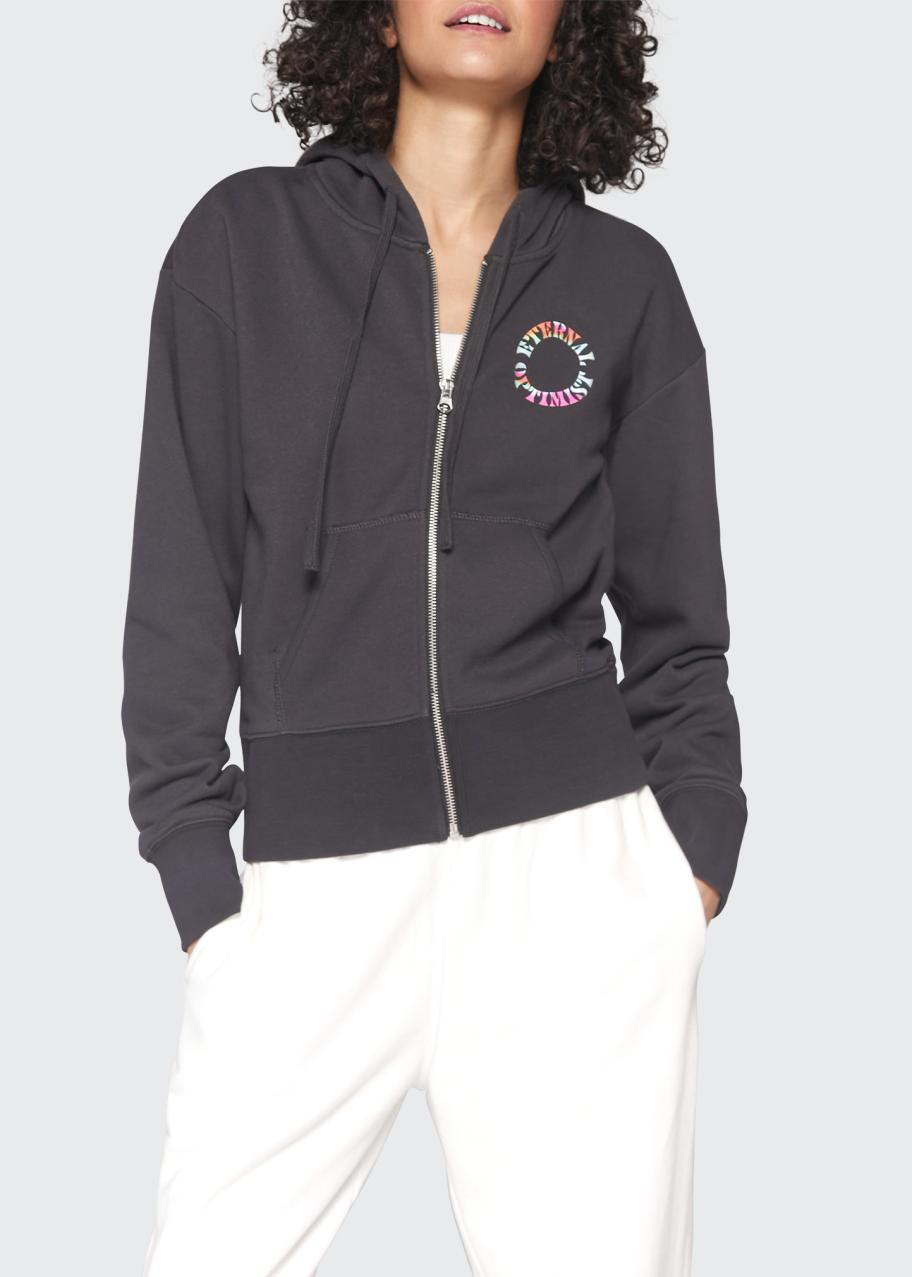 Spiritual Gangster Talullah Zip-Front Hoodie - Bergdorf Goodman