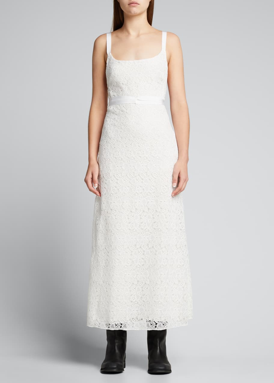 Brock Collection Tamara Floral Lace Midi Dress - Bergdorf Goodman
