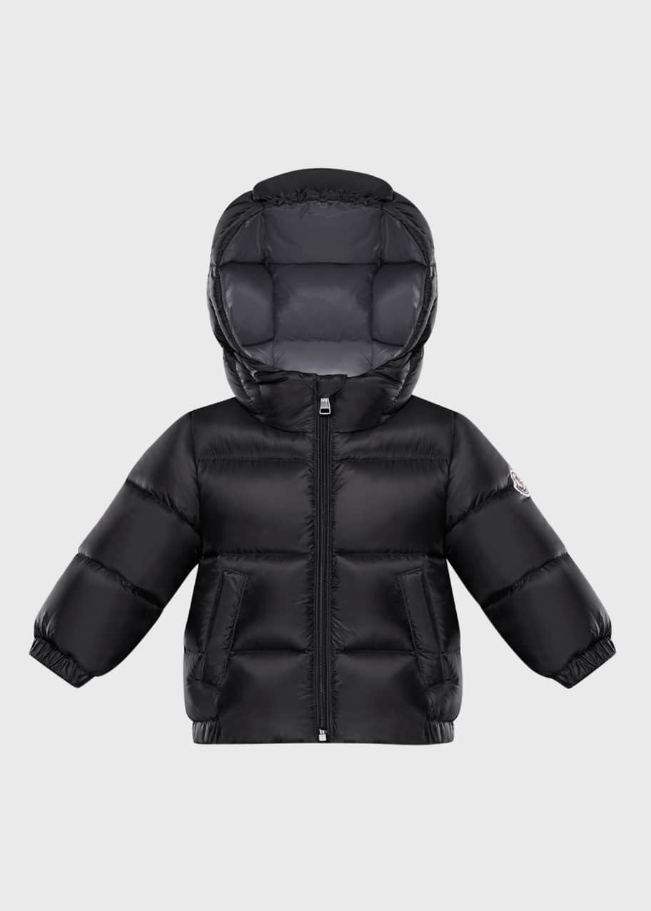Moncler Boy's Macaire Logo Quilted Jacket, Size 12M-3 - Bergdorf Goodman