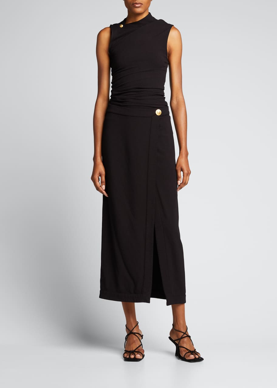Proenza Schouler Hink Draped Wrap Dress Bergdorf Goodman