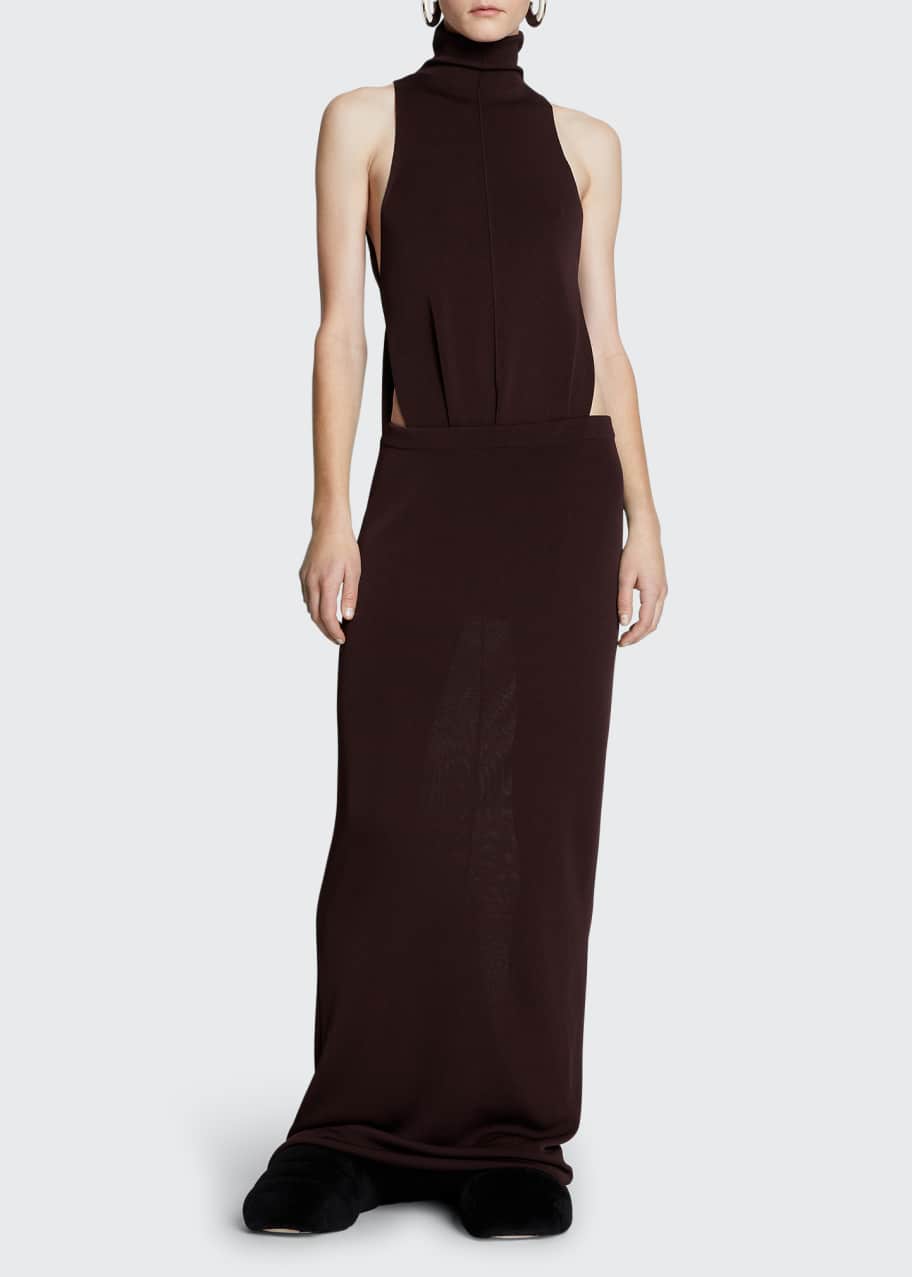 Proenza Schouler Draped Layered Knit Dress - Bergdorf Goodman