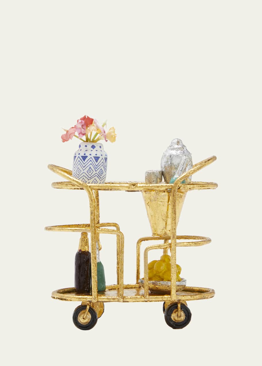 Image 1 of 1: Glam Bar Cart Ornament