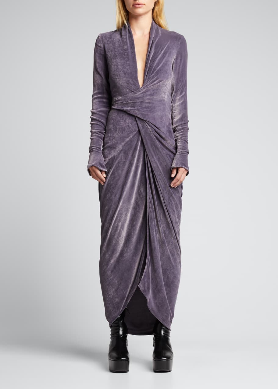 strapless open back dress Rick Owens Lilies Long Jersey Dress main image 0