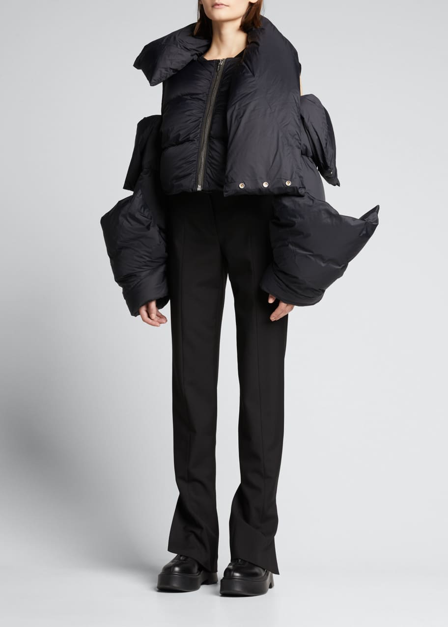 Rick owens cropped puffer 2025