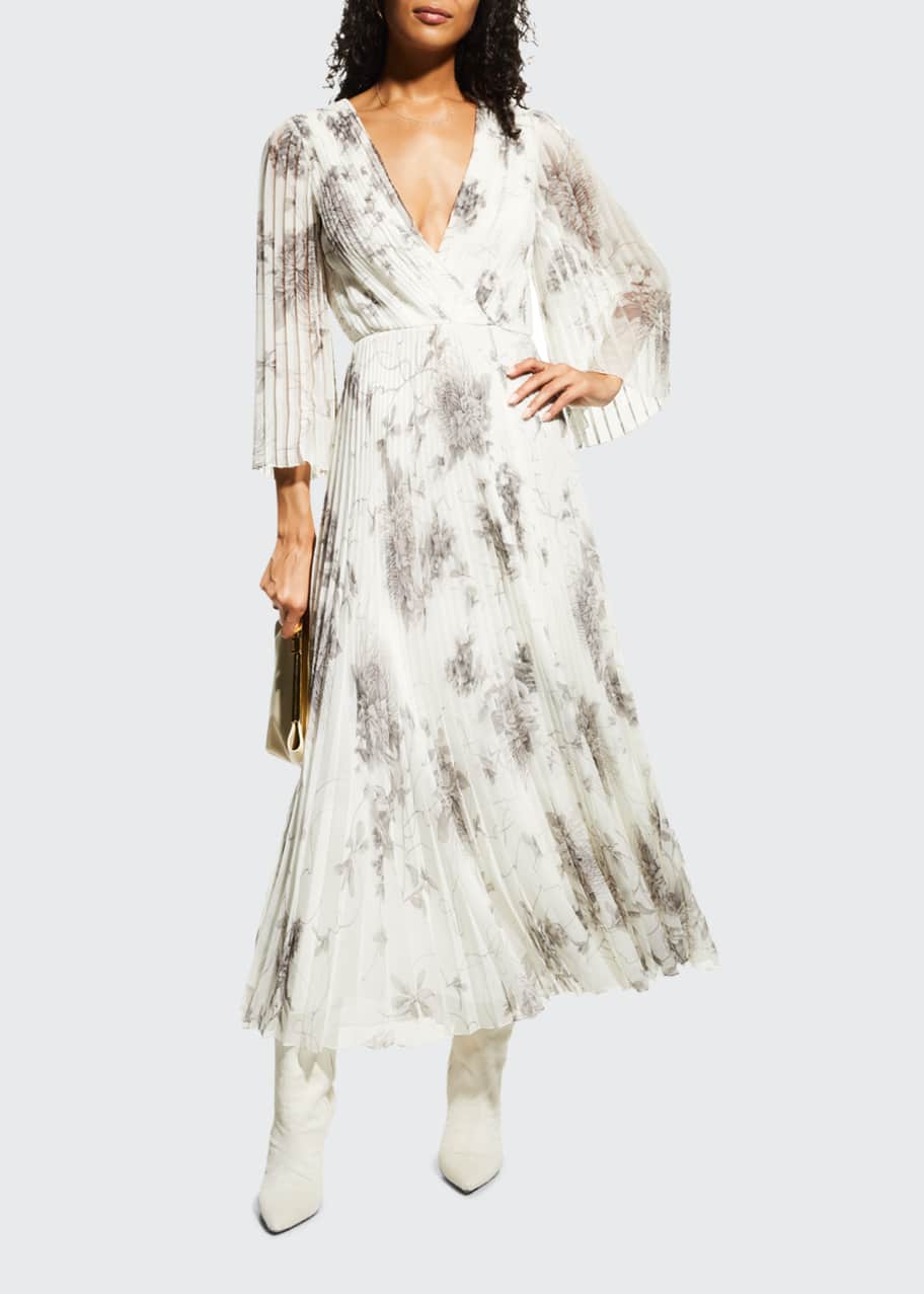 jason wu chiffon dress Jason Wu Collection Women's Plunging Crepe Chiffon Bias Gown - Black