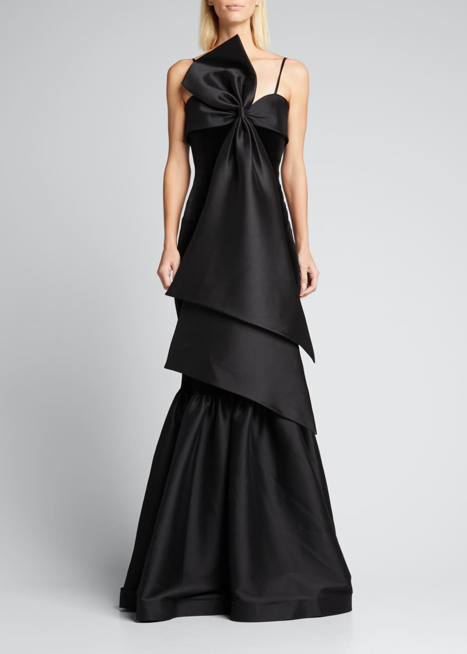 badgley mischka mikado gown