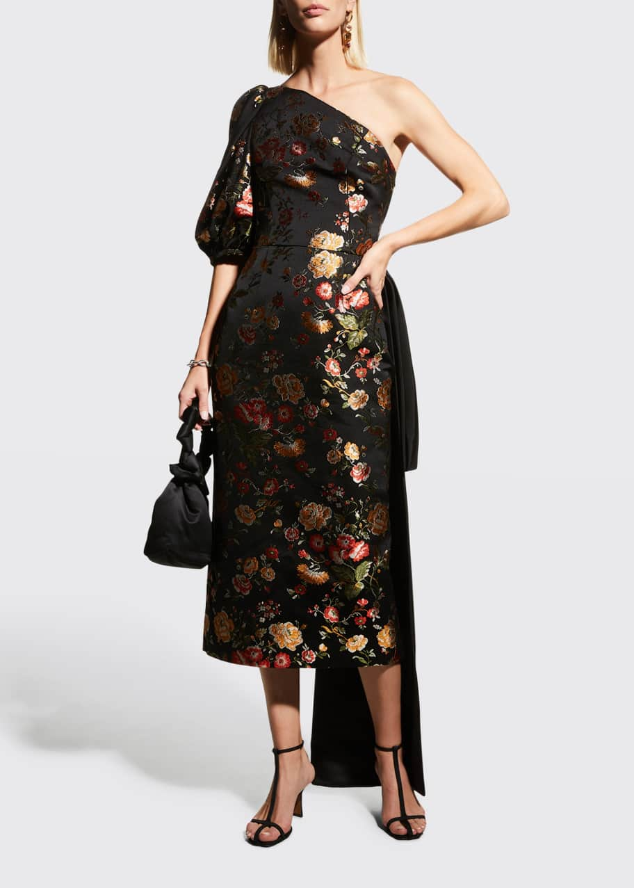 GUCCI - One-shoulder Midi Dress