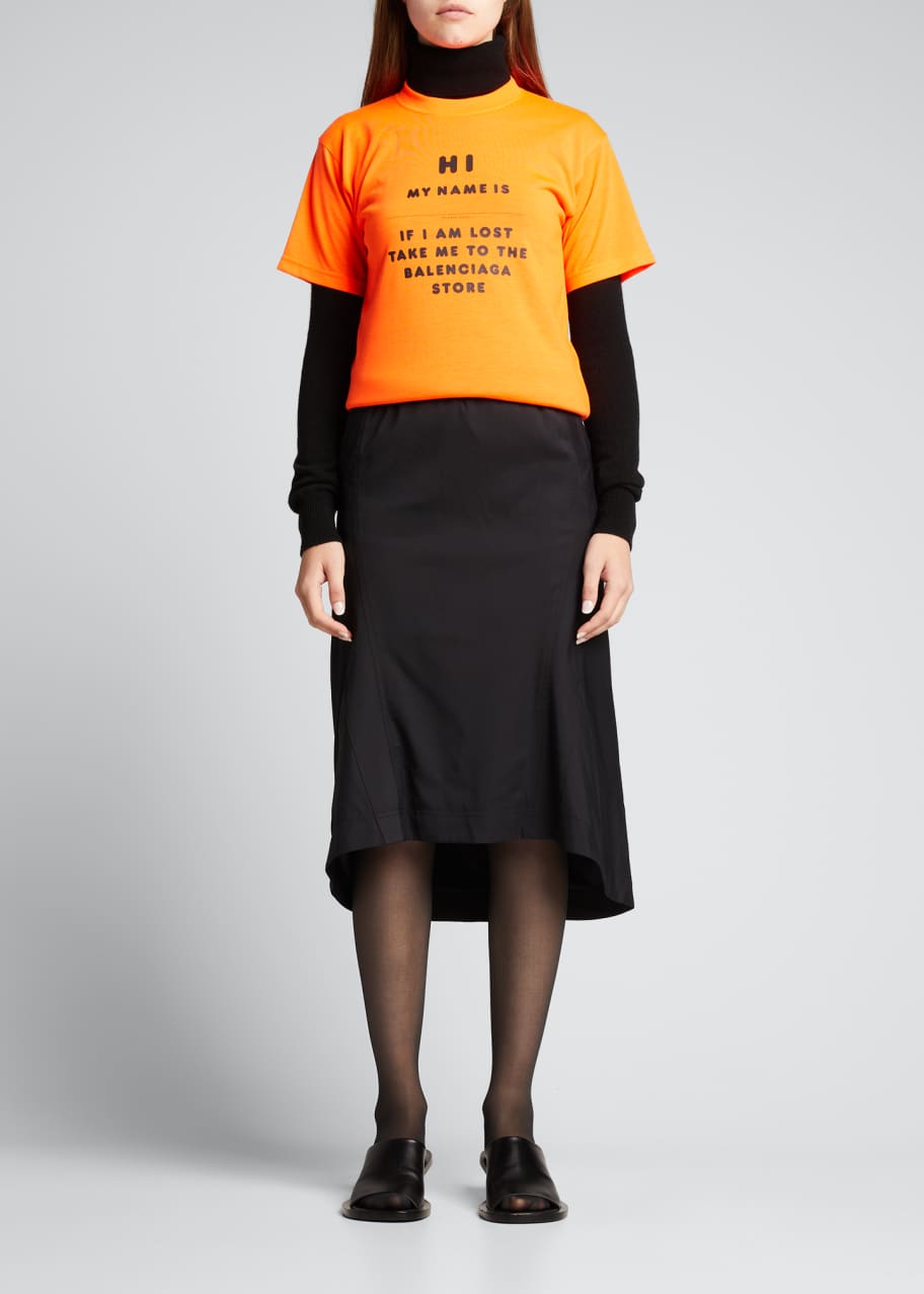 hi my name is balenciaga shirt