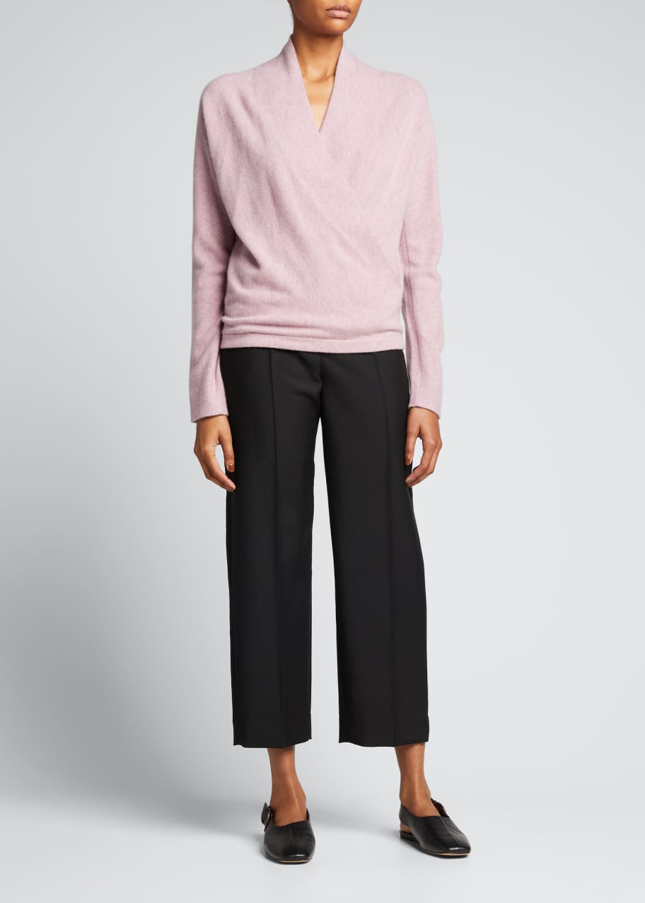 Vince wrap front pullover shop
