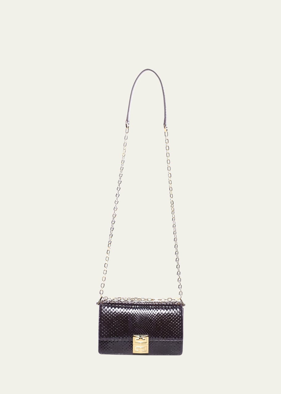 Givenchy Small 4G Chain Crossbody Bag in Python - Bergdorf Goodman