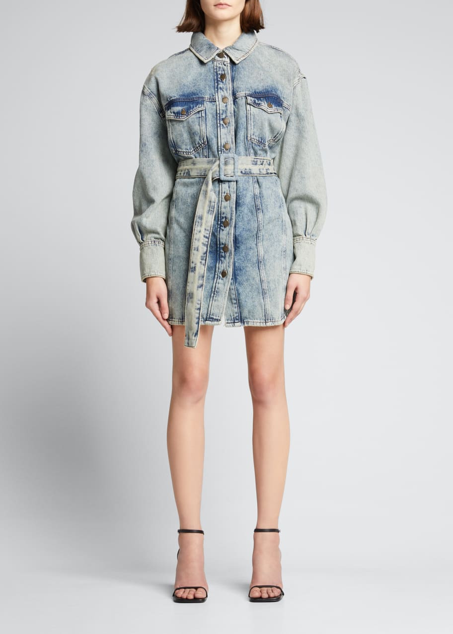 Retrofete Odette Denim Shirtdress - Bergdorf Goodman