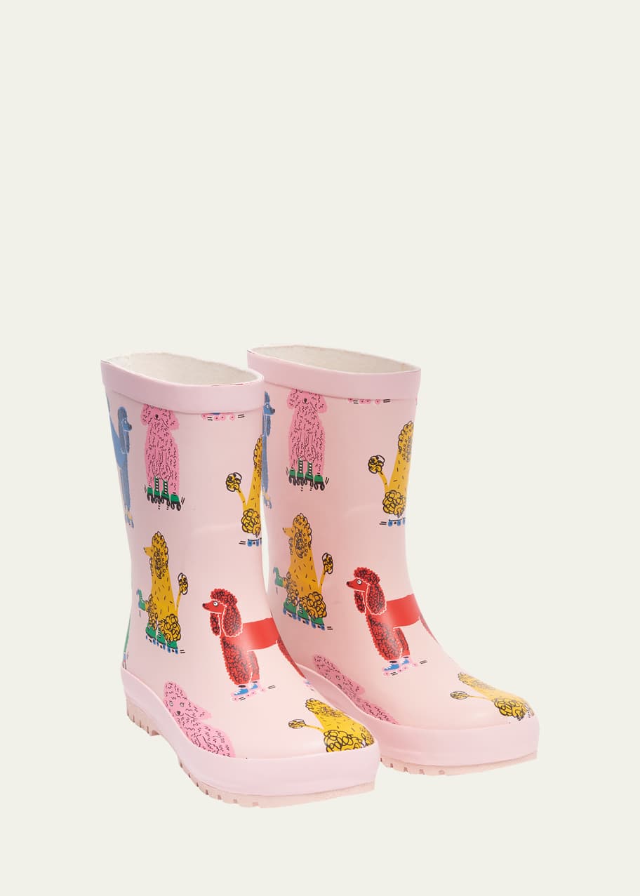 Stella McCartney Kids Poodle-Print Rain Boots, Toddler/Kids