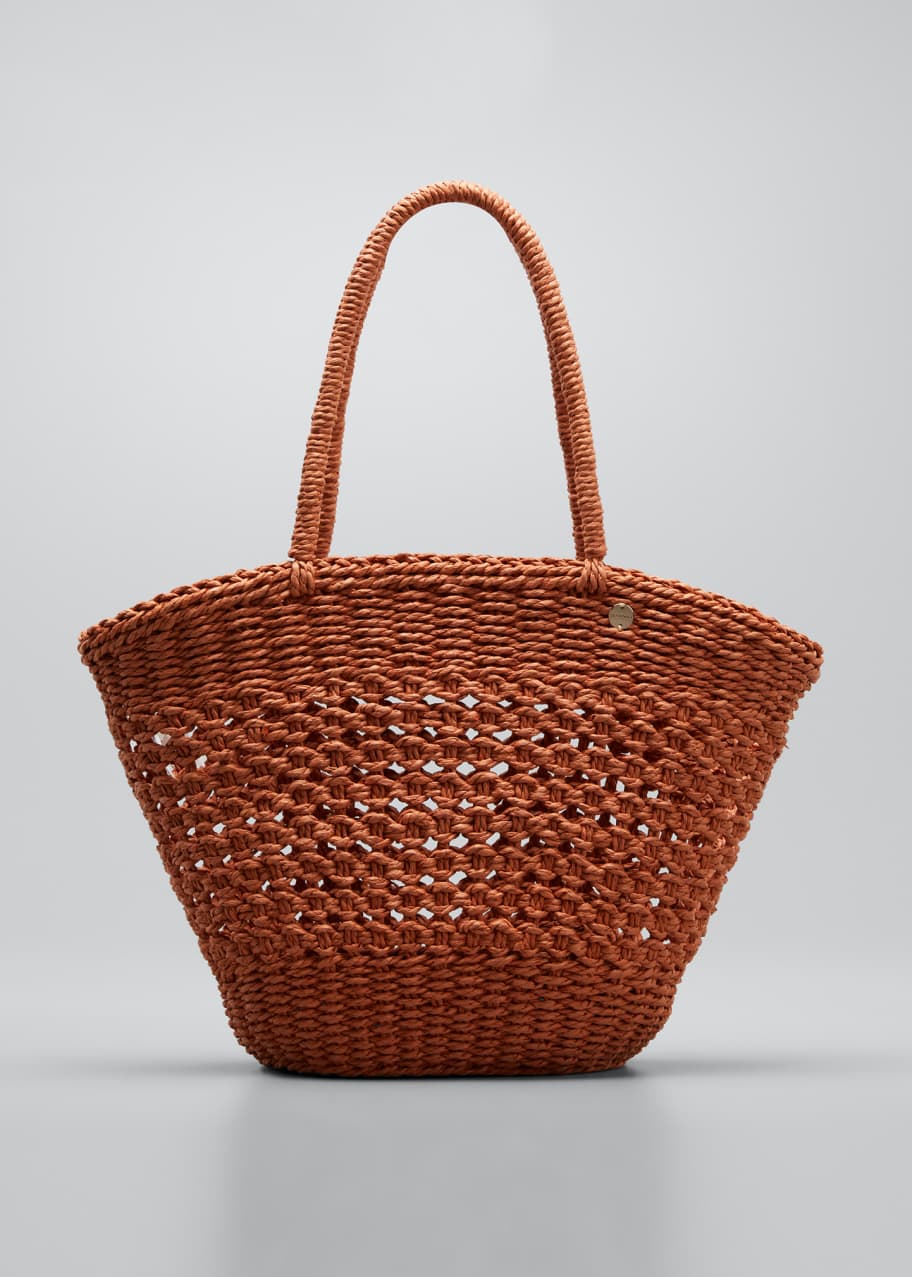 Seafolly Woven Basket Beach Tote Bag Bergdorf Goodman