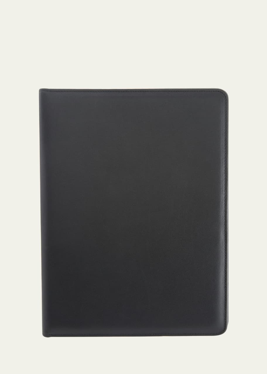 Image 1 of 1: Personalized Executive Leather Document Organizer Folder