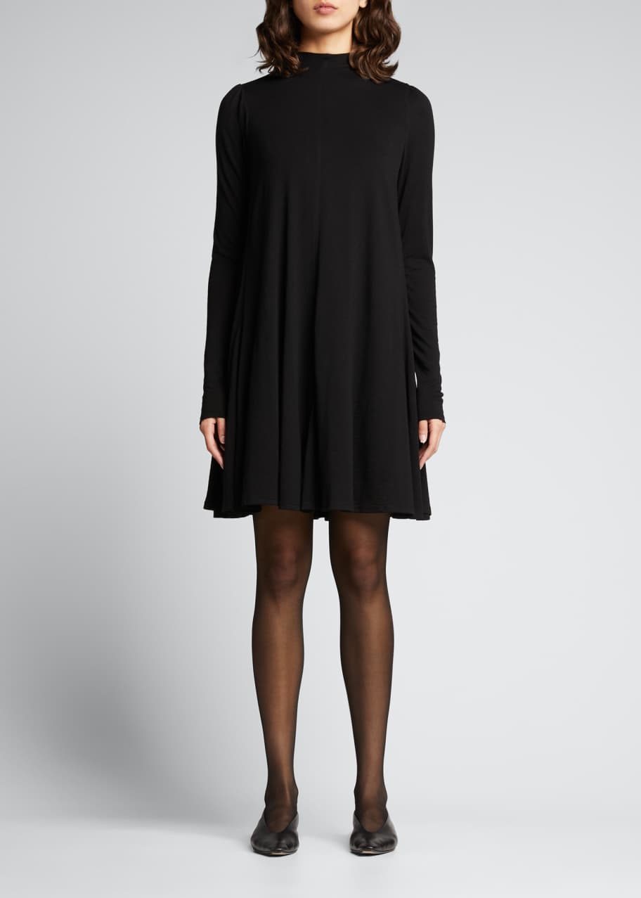 rebecca taylor black dress Women's Sabine Mini Dress | Color: Jet Black