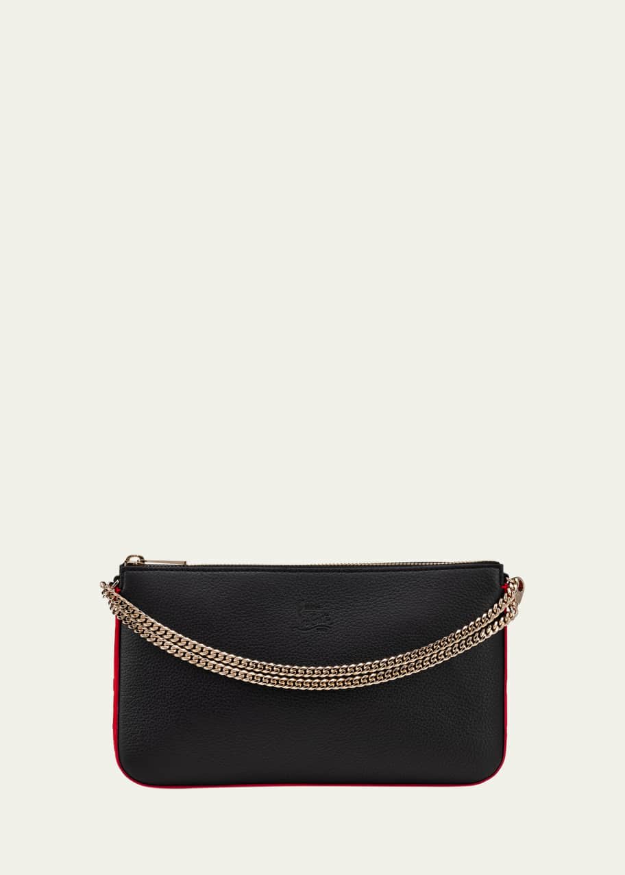 Christian Louboutin Loubila Shoulder Bag in Grained Leather