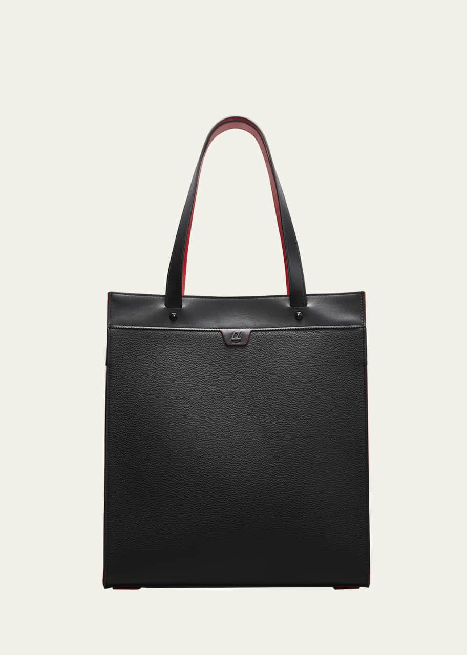【Christian Louboutin】 Ruistote leather tote bag Christian Louboutin Men's Ruistote Leather Tote Bag